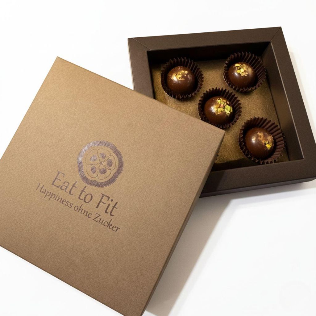 Eat to Fit Dubai Fest - Dubity Schokolade - Pistazien & Kadayif -Unsere Pralinen-Version, inspiriert von Dubai Schokolade. Box 5er