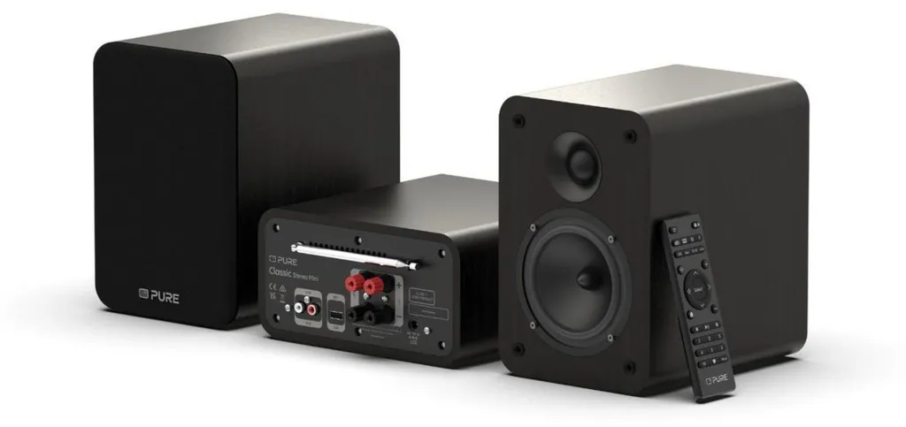 Chaîne stéréo PURE Classic Stereo Mini noire son puissant format compact - 2