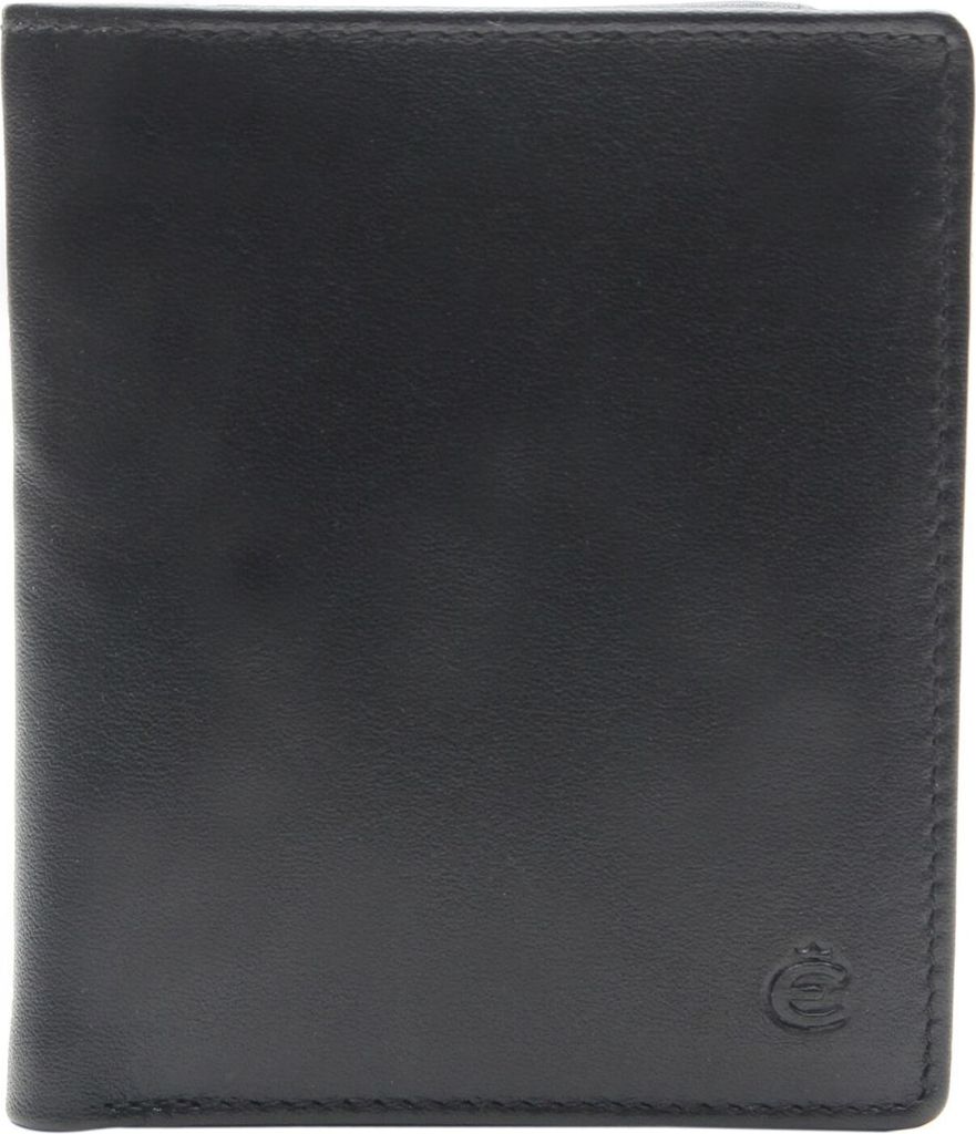 Esquire Leder Kartenetui Compact Credit Card Case Black Produktbild 