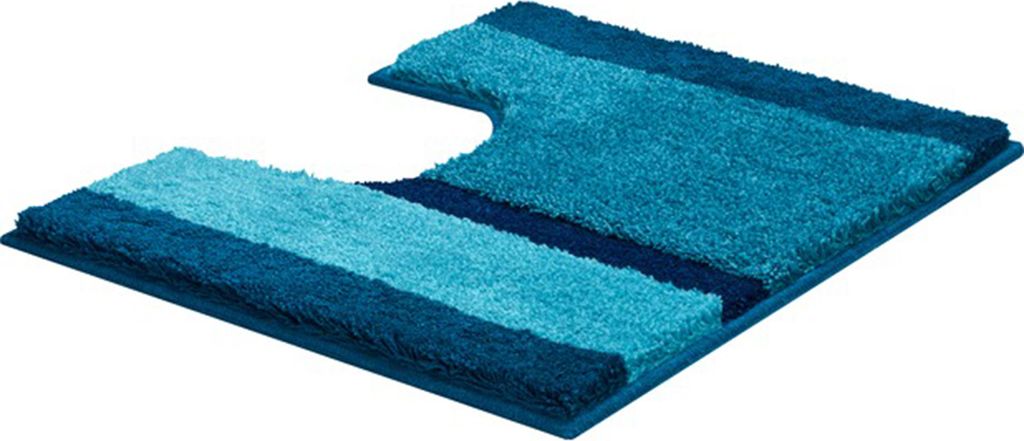 Grund Badteppich ROOM - 100% Polyacryl SUPERSOFT, Farbe:Türkis, Größe:50x60 cm m. A.