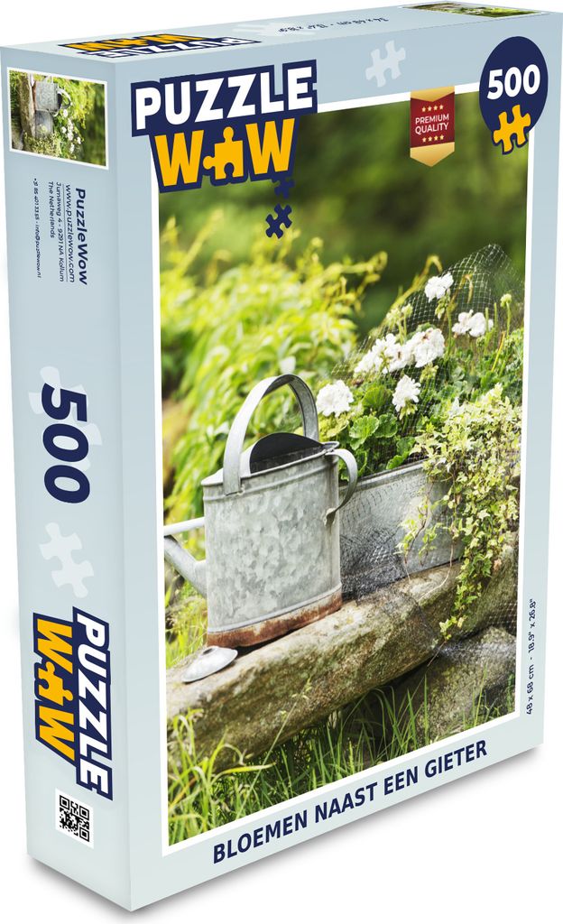 MuchoWow Puzzle 500 Teile Gießkanne - Blumen - Garten - Denken - Spiel - Toy