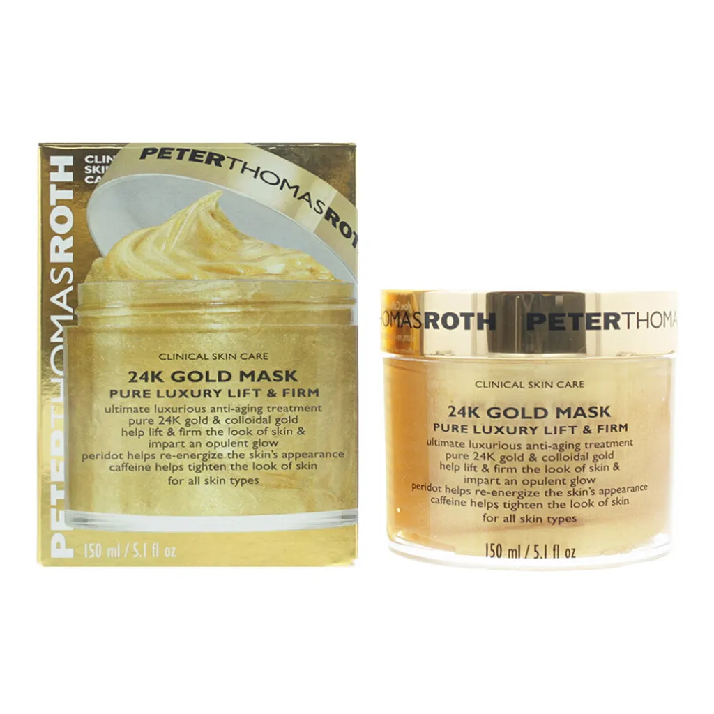 Retrouvez une Peau Ferme avec Peter Thomas Roth Masque à l'Or 24K 150ml
