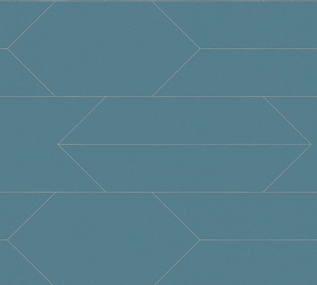 A.S. Création Vliestapete Björn Tapete blau metallic 10,05 m x 0,53 m 348683 34868-3