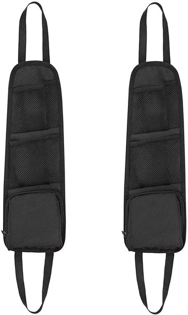 Organisateur de voiture noir avec rabat de rangement imperméable XL