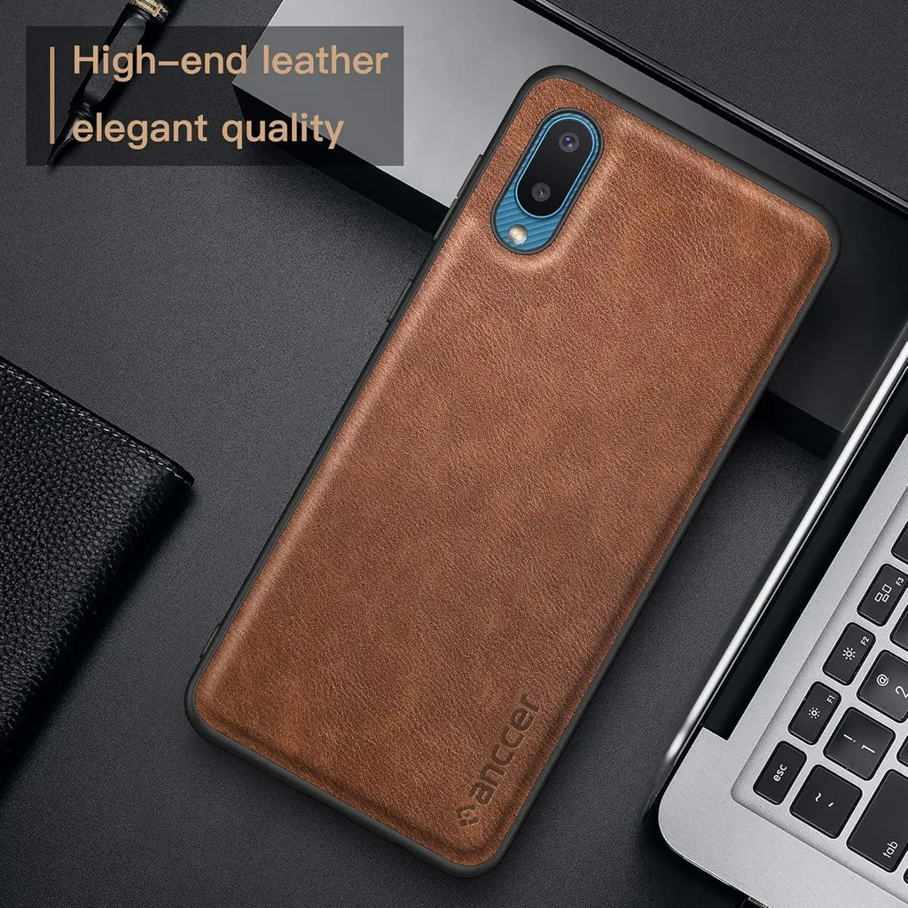 Custodia Samsung A02 5G Marrone Economica | Resistente e Pratica - 7