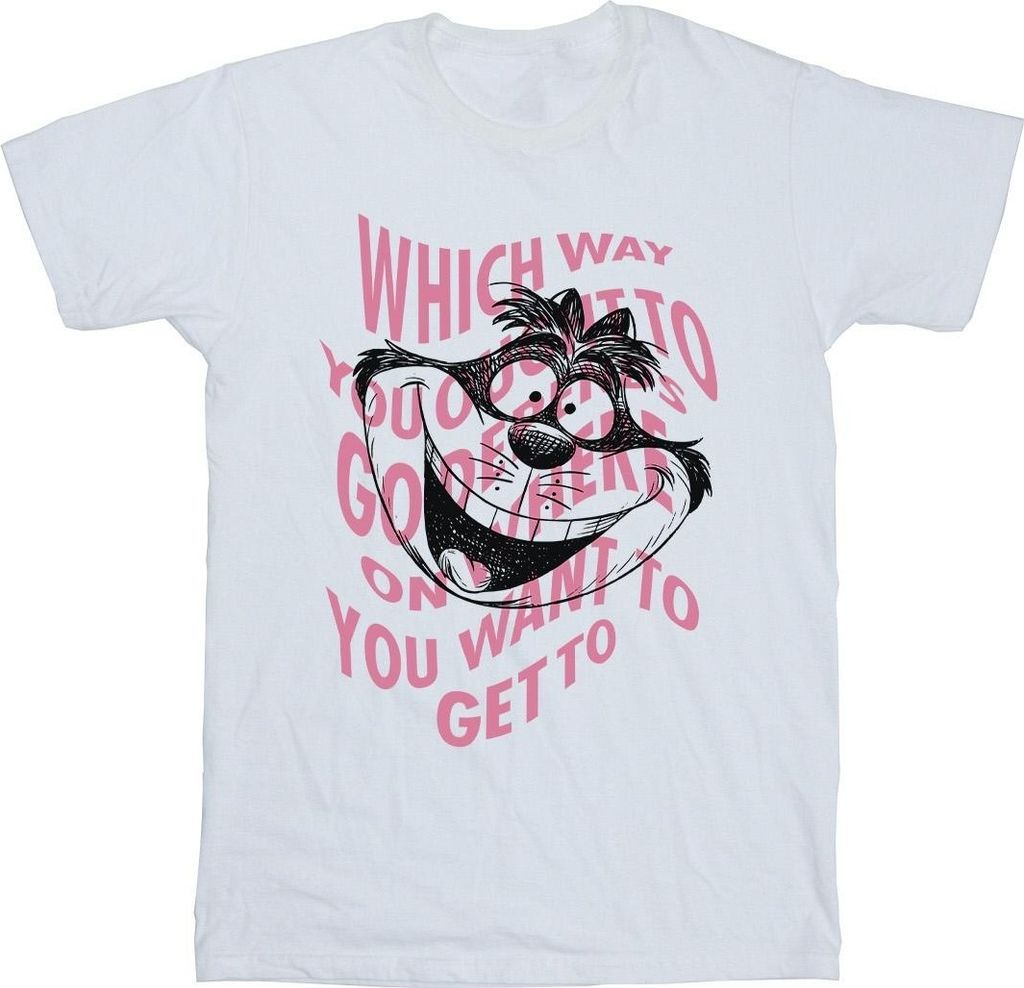 Disney - "Alice in Wonderland" T-Shirt für Herren BI10274 (3XL) (Weiß)