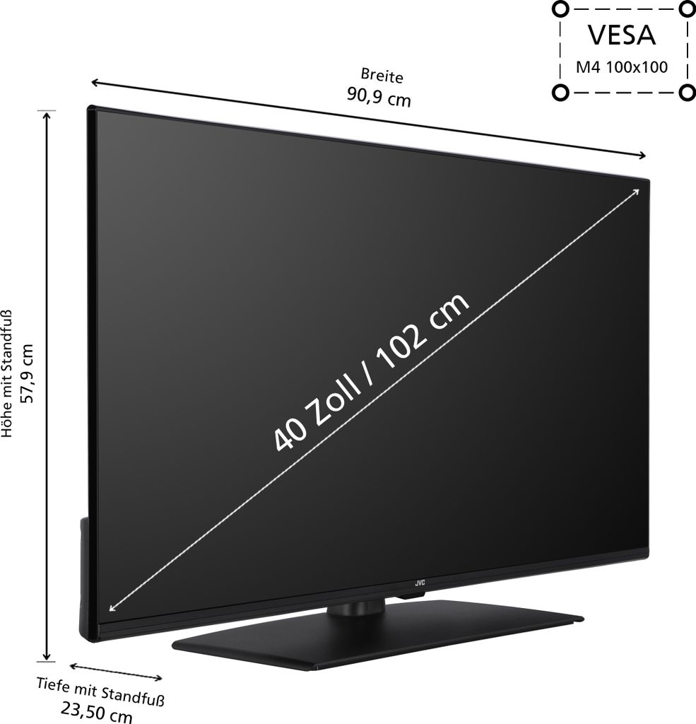 Masse Von 40 Zoll Fernseher