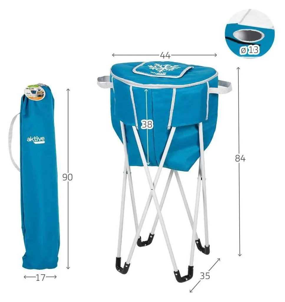 Active Cool Box con Supporto - PREZZO SHOCK - Frigo Pieghevole Argento - 6