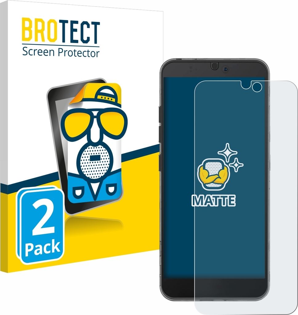 2x BROTECT Schutzfolie für Fairphone 3 Displayschutz Displayschutzfolie Folie Matt Entspiegelungsfolie