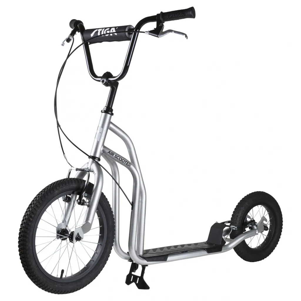 Trottinette de ville STR 16 pouces Argent pour trajets quotidiens et loisirs