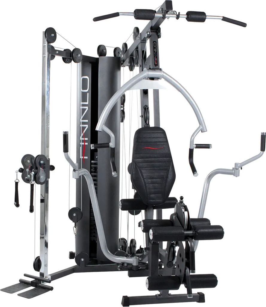 HAMMER Finnlo Kraftstation Autark 6000, Profi-Multigym für zu Hause, inkl. Zubehör
