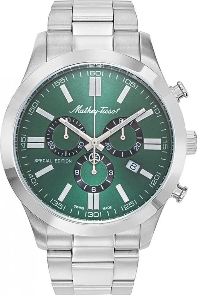 Montre Homme Mathey-Tissot H455CHVE Chronographe Design Sportif Vert