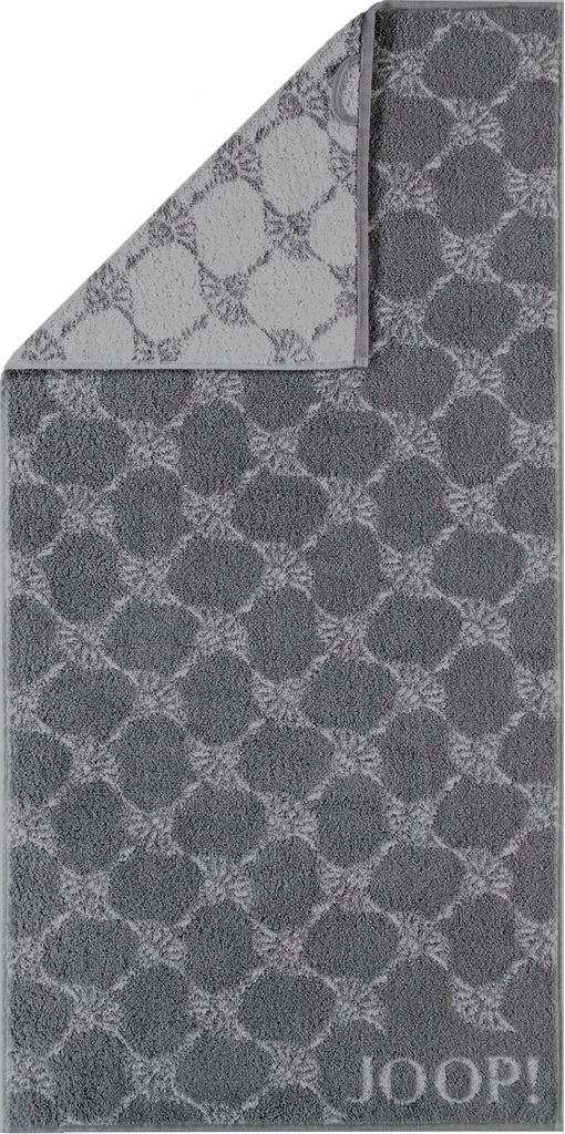 JOOP! Duschtuch Classic Cornflower 1611 Farbe anthrazit Produktbild 