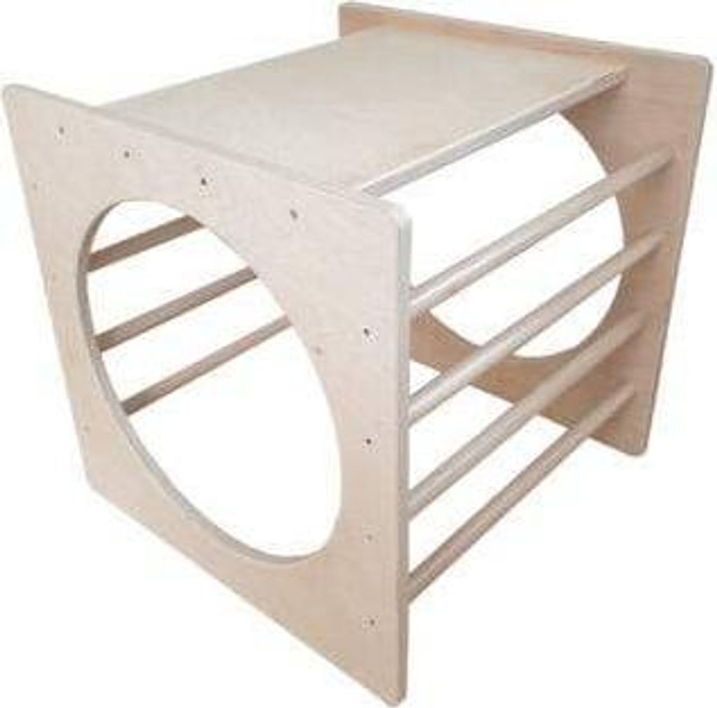 Kletterdreieck Holz für Kinder | Montessori Spielplatz KlapperSpecht | Kletterwürfel | Kletterwand