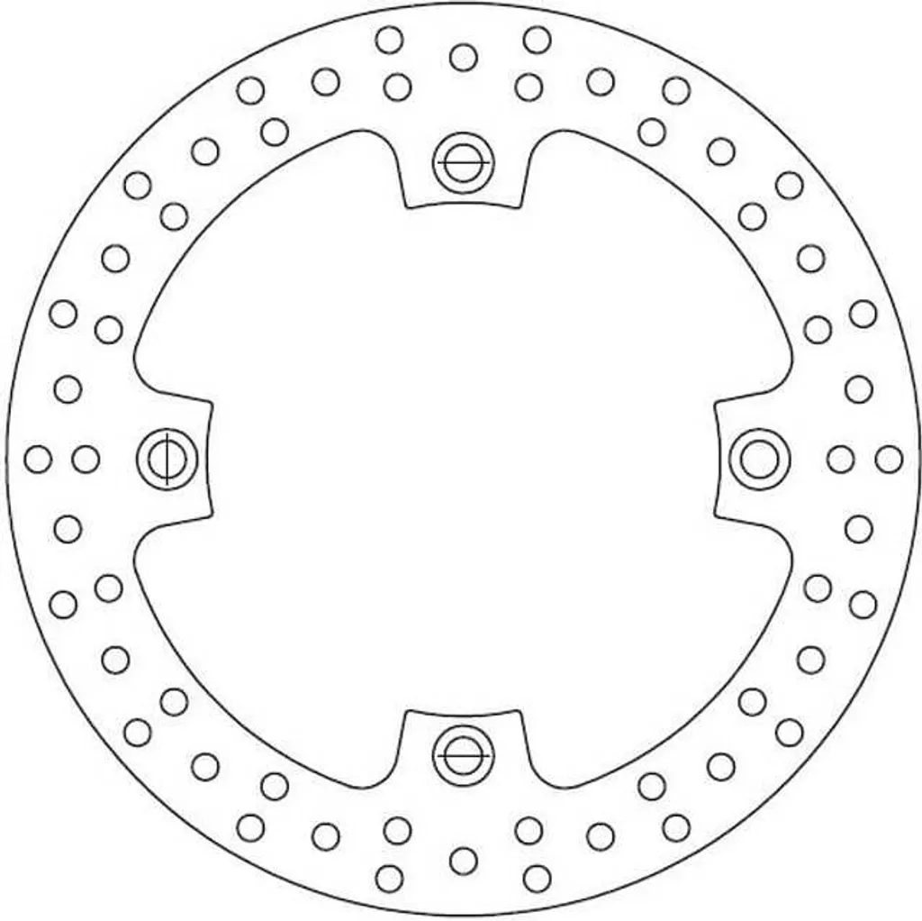 Disque de frein arrière Ferodo fixe pour moto routière et sportive