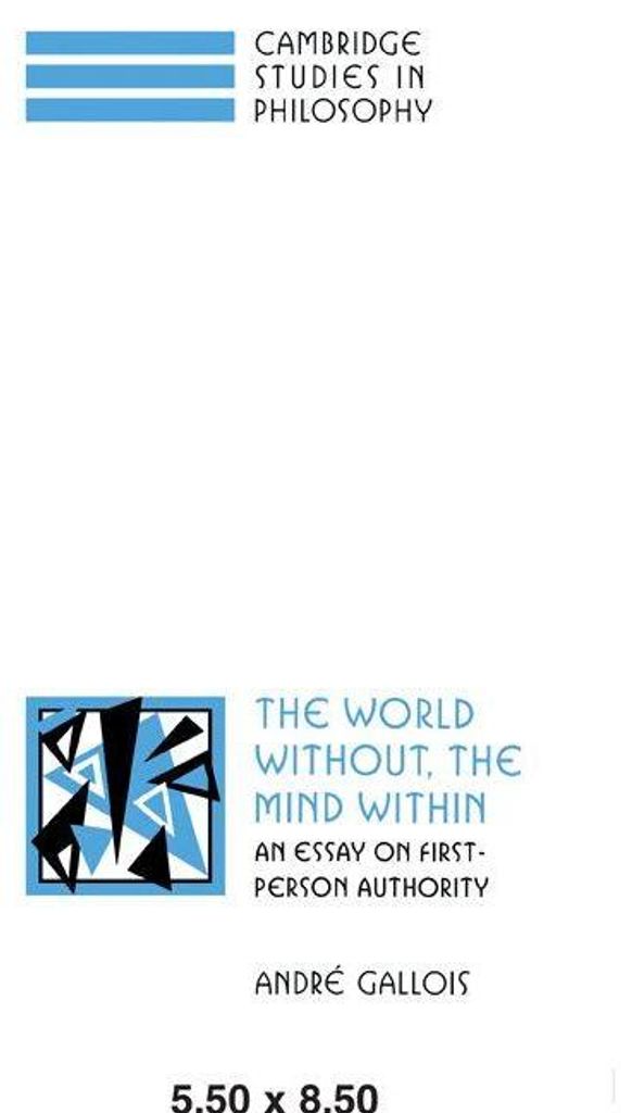 The World Without, the Mind Within