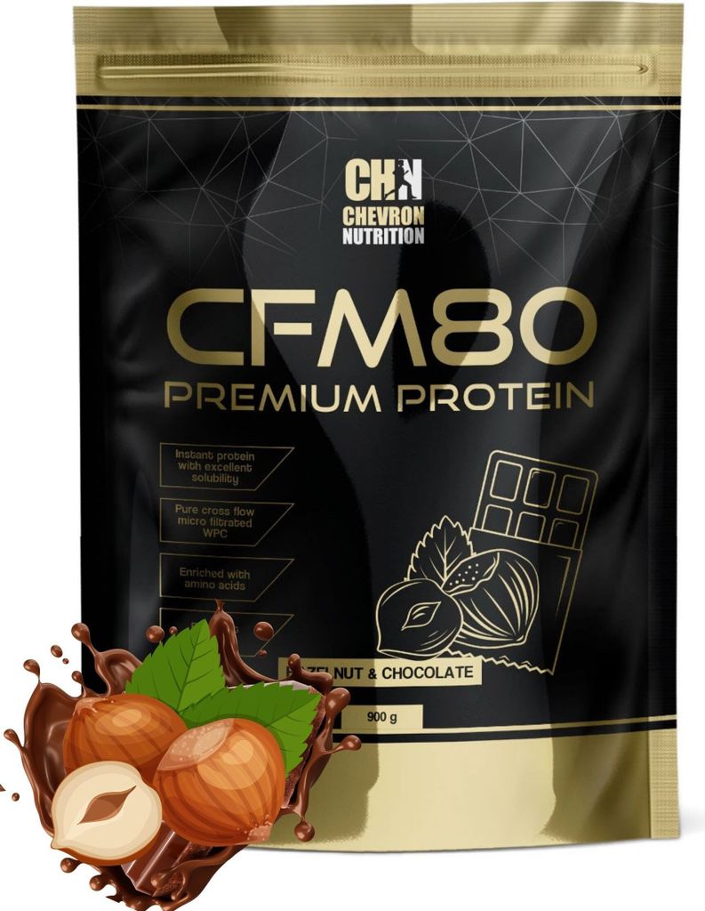 CFM80 Premium Protein 900 g Haselnuss & Schokolade