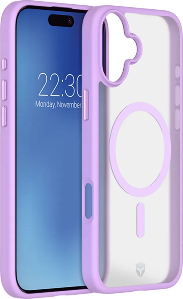 Force Case, custodia Air Frost per iPhone 16 MagSafe rinforzata con sistema Tryax, rosa