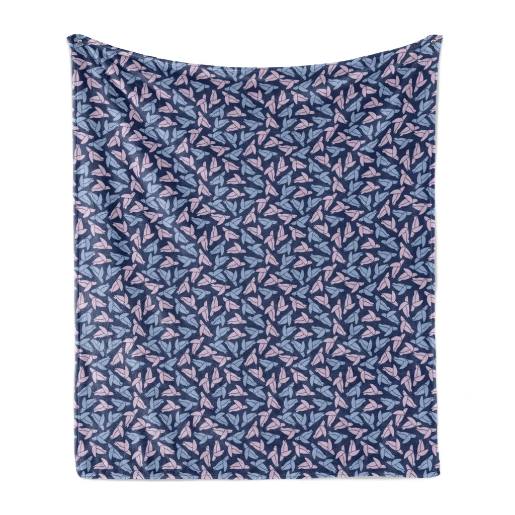 Coperta Arredo ABAKUHAUS Tartarughe Marine Rosa Lavanda Pile