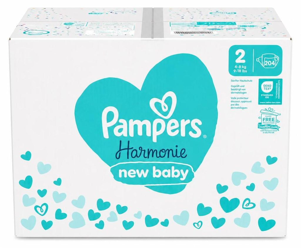 Pampers® Windeln Harmonie™ Größe Gr.2 (4-8 kg) für Produktbild 