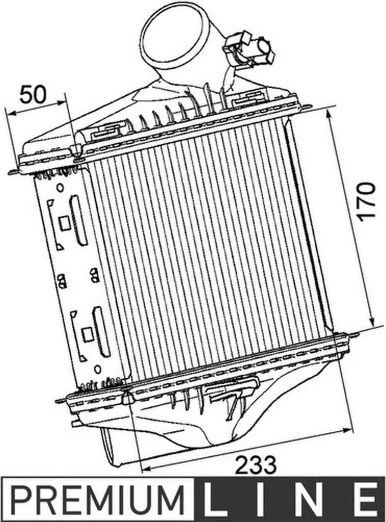 Filtre de refroidisseur d'air MAHLE haute qualité pour Smart Fortwo