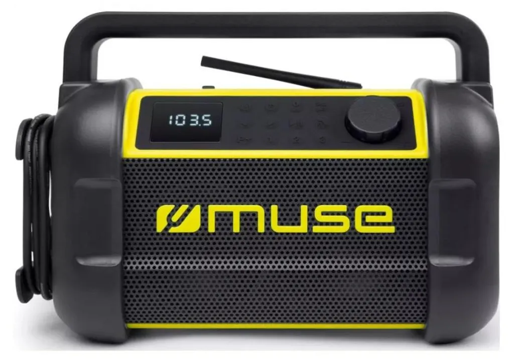 Enceinte Sans Fil Muse M-928 BTY Étanche IPX4 avec Radio FM et Bluetooth