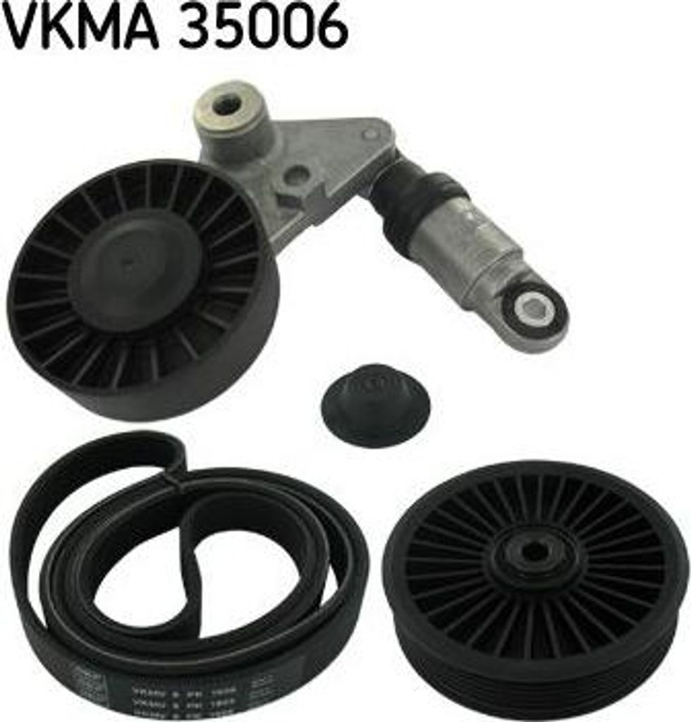SKF VKMA 35006 Keilrippenriemensatz OE 1340827 kompatibel mit Astra G, Signum, Vectra, Zafira, Astra