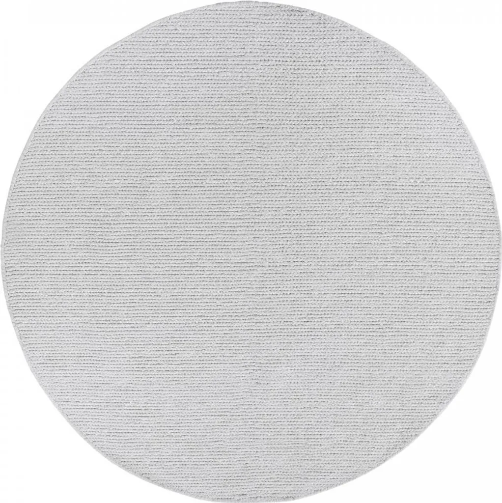 Tapis de salon rond uni FRANCOIS - Revêtement de sol moderne et élégant
