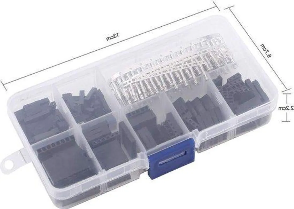 Bornier de raccordement électrique avec barrettes de pontage en kit