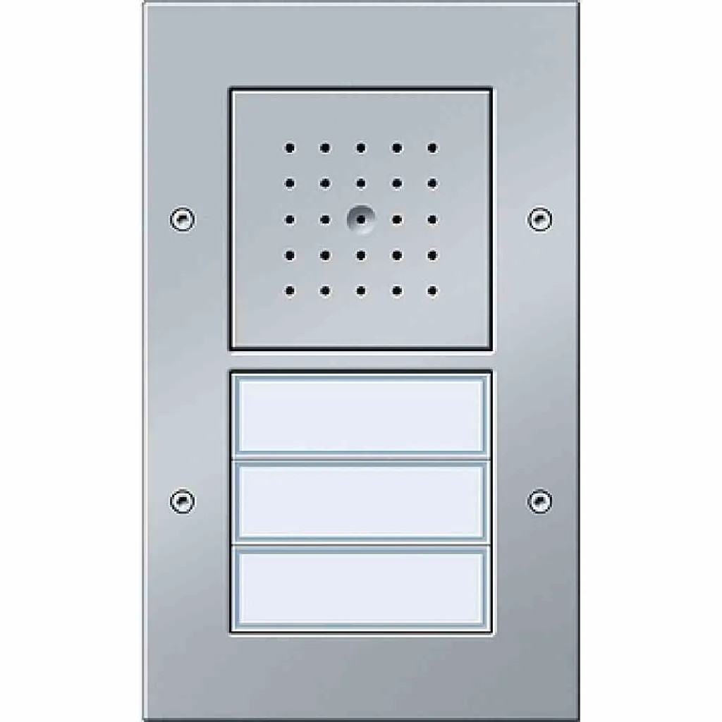 Interphone GIRA 126765 en aluminium pour sécuriser l'entrée de maison