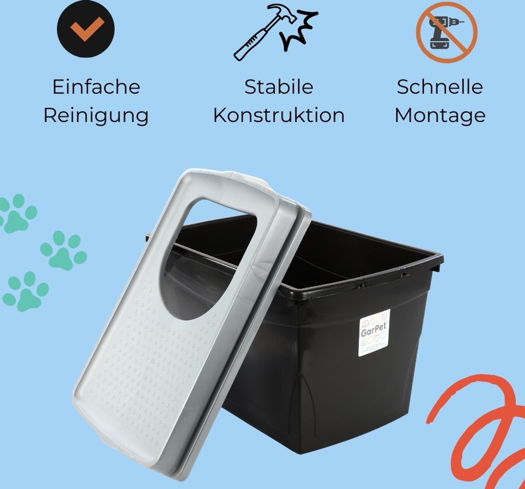 Hop-In Katzenklo Katzentoilette Top Entry Jump-In XXL Produktbild 5