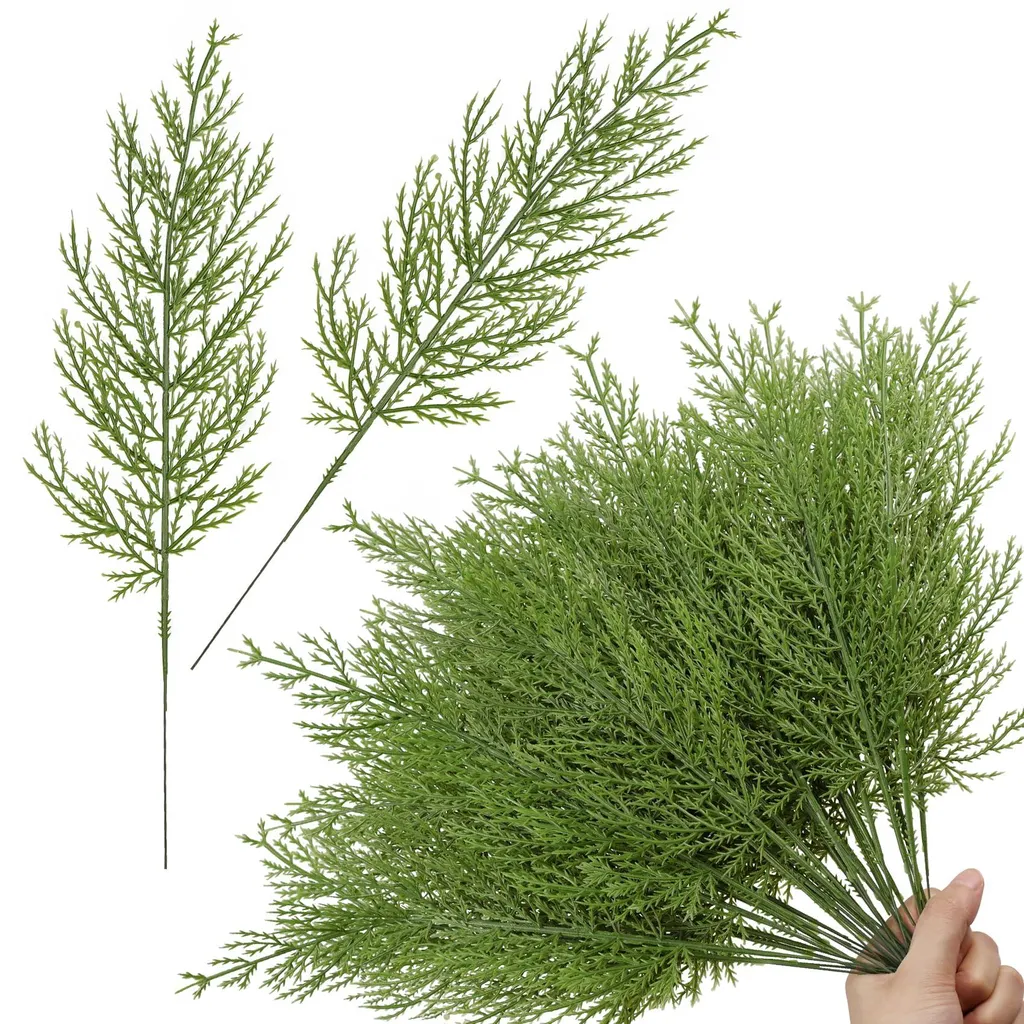 Branche de Sapin Artificielle à Feuilles Persistantes pour Couronne