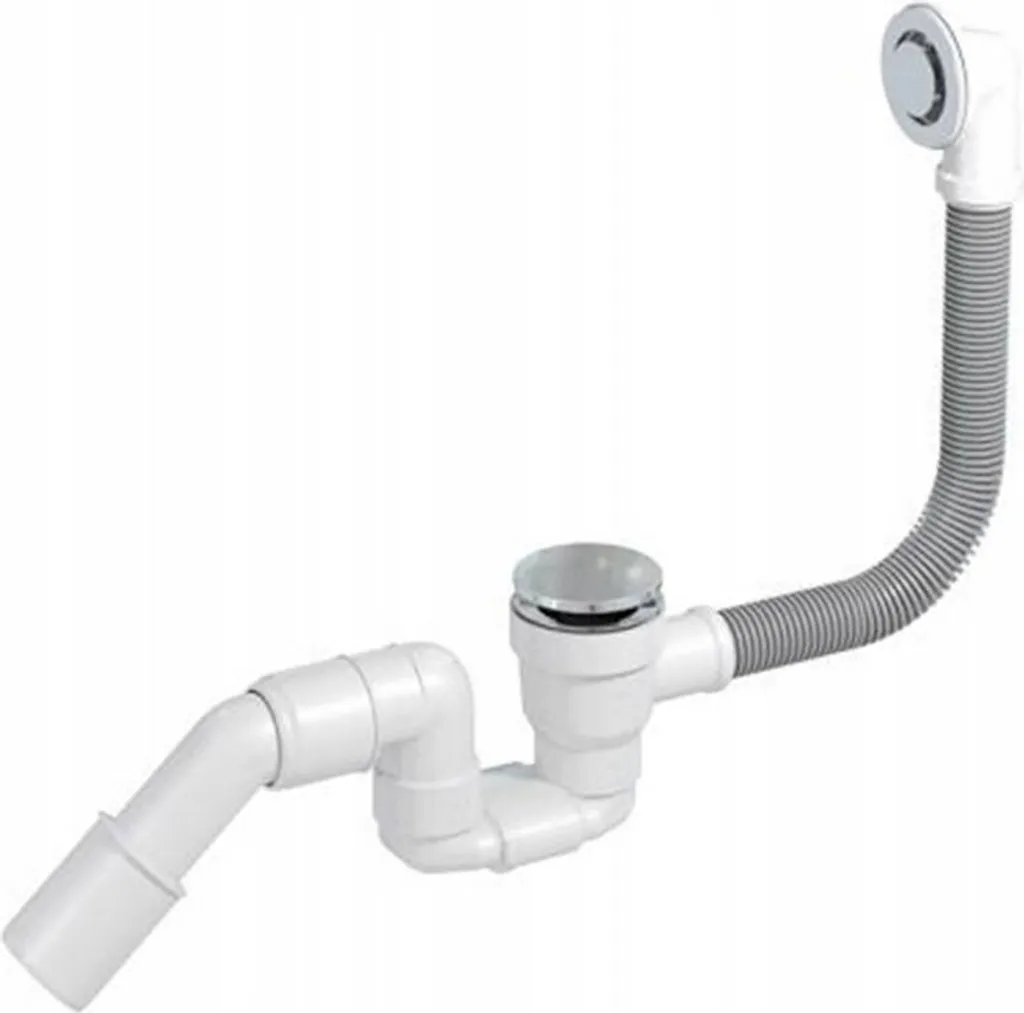 Sifone Vasca Bagno Bathloc Click-Clack Cromo: Estetica e Igiene Premium