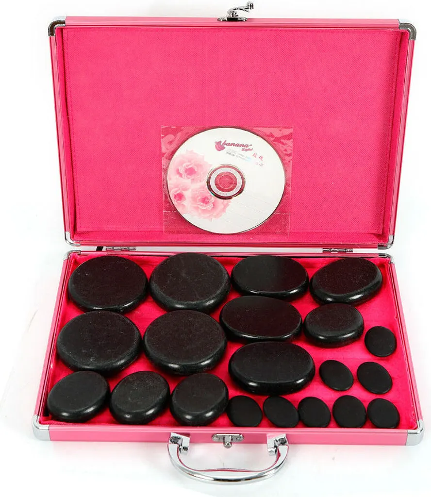 Kit de Massage 20 Pièces avec Pierres Chaudes SPA et Boîtier Chauffant Pro - 2