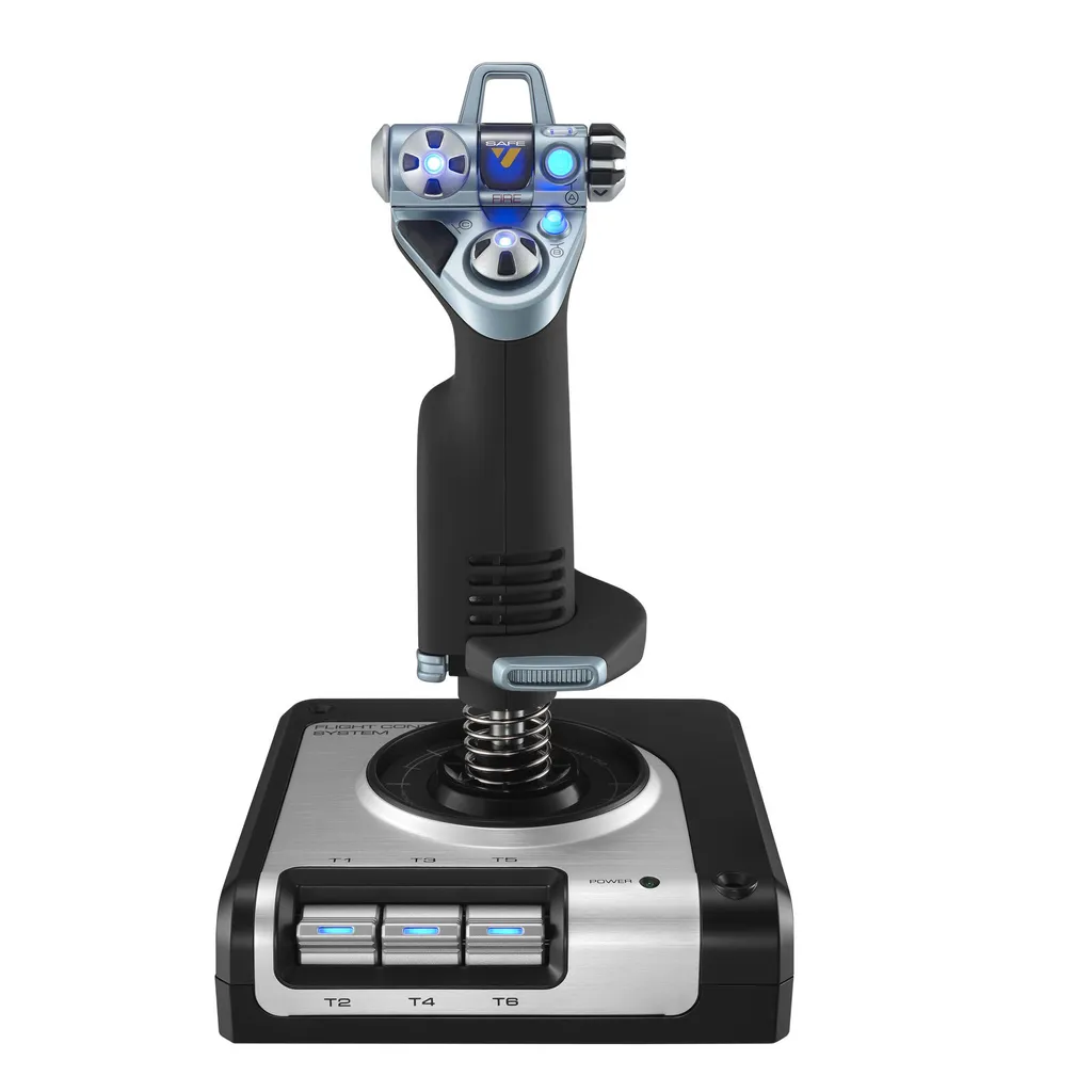 Logitech G X52 HOTAS avec Écran LCD et Commandes de Vol Programmables - 8