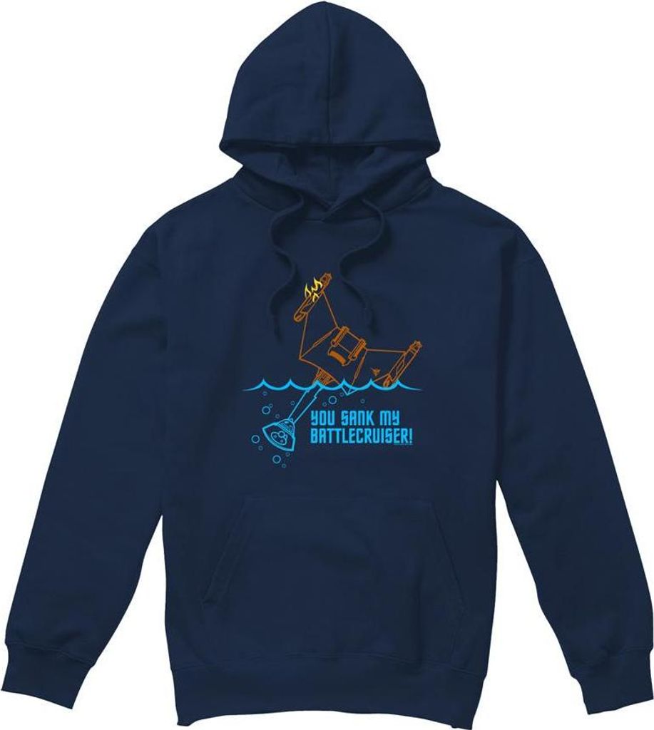 Star Trek - "Battlecruiser" Kapuzenpullover für Herren TV7435 (L) (Marine)