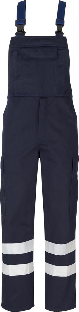 beb HANDWERK Herren Latzhose REFLEXSTREIFEN Polyestermix Marine 25