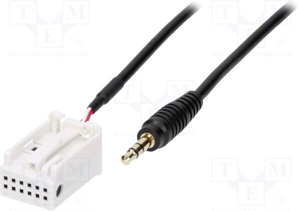 1x Aux-Adapter ën, Jack 3,5mm 0,8m AUX-.01 AUX Signaleingänge