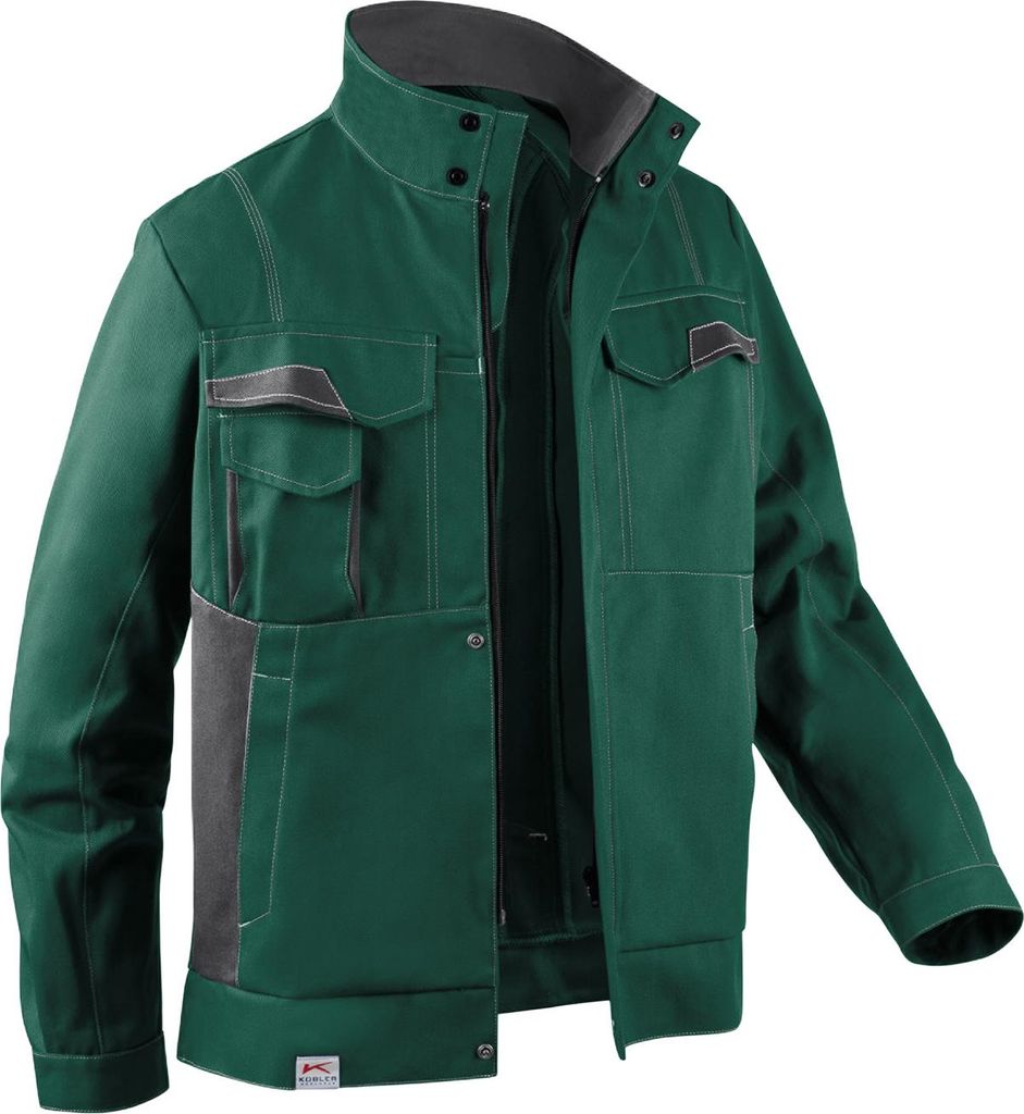 Kübler Image Dress Jacke moosgrün/anthrazit Gr. 62