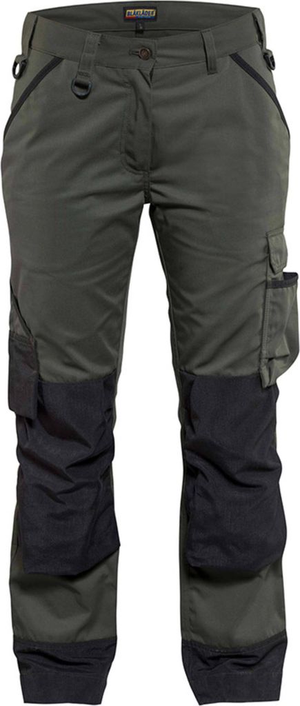 Blakläder Damen-Gartenbundhose 71541835 armeegrün/schwarz Uni, 38