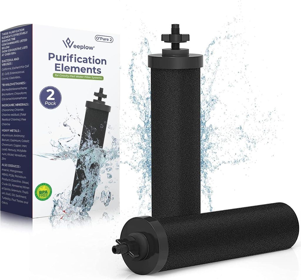 Filtry na vodu Weeplow O'Pure 2 ks kompatibilní s Berkey Obrázek produktu 