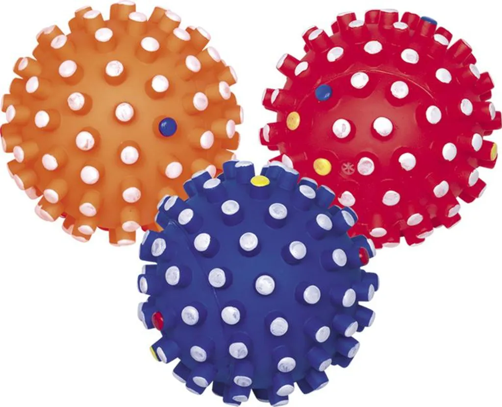 Nobby Pallone in Vinile "CLASSIC" con Squeaker assortito colori Ø 12 cm