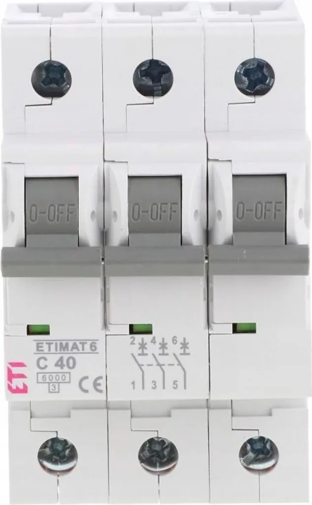 Évitez les Surcharges avec le Disjoncteur ETIMAT 6 3p C40 - 002145520 T1DE