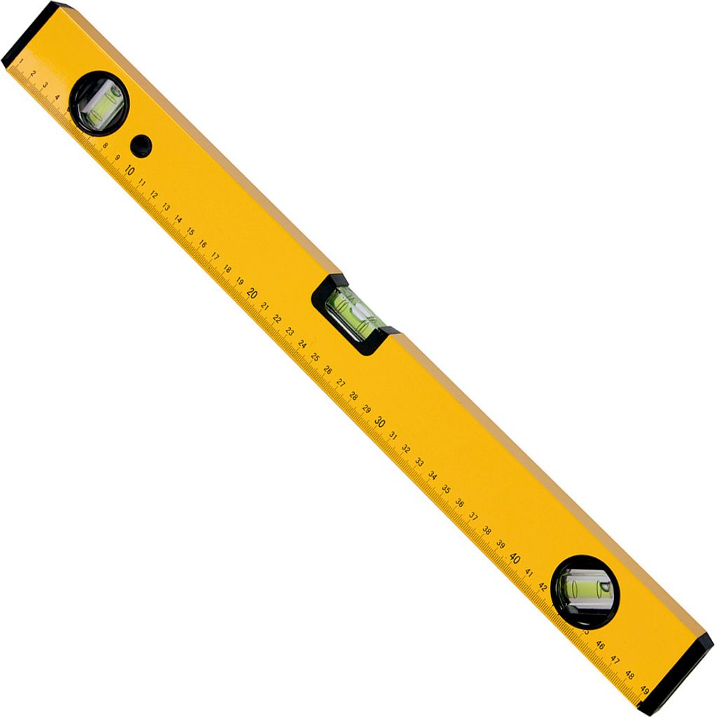 Aluminiumrohr-Wasserwaage 100 cm.