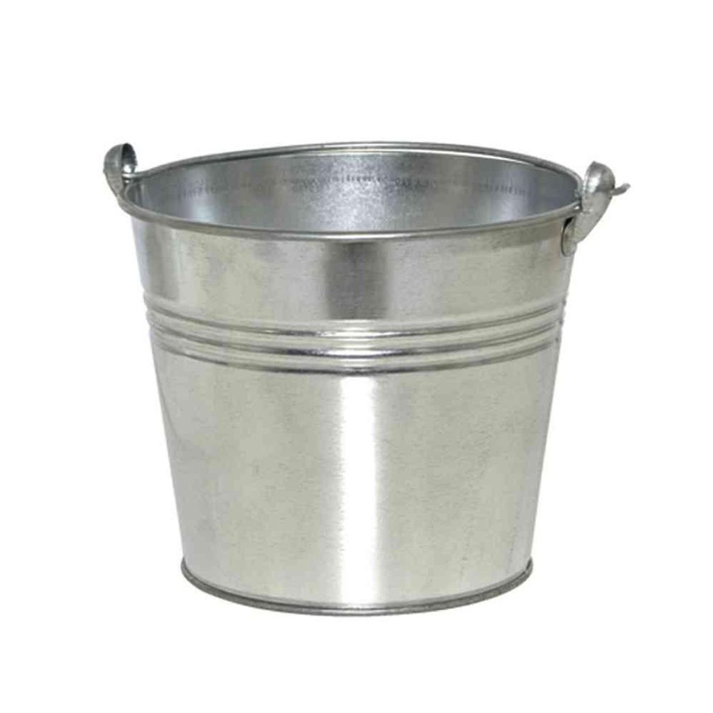 Siena Garden Eimer mit Ösenhenkel 1,5 l, verzinkt Stahlblech
