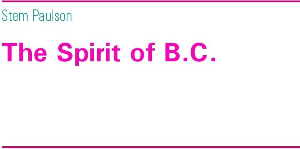 The Spirit of B.C.