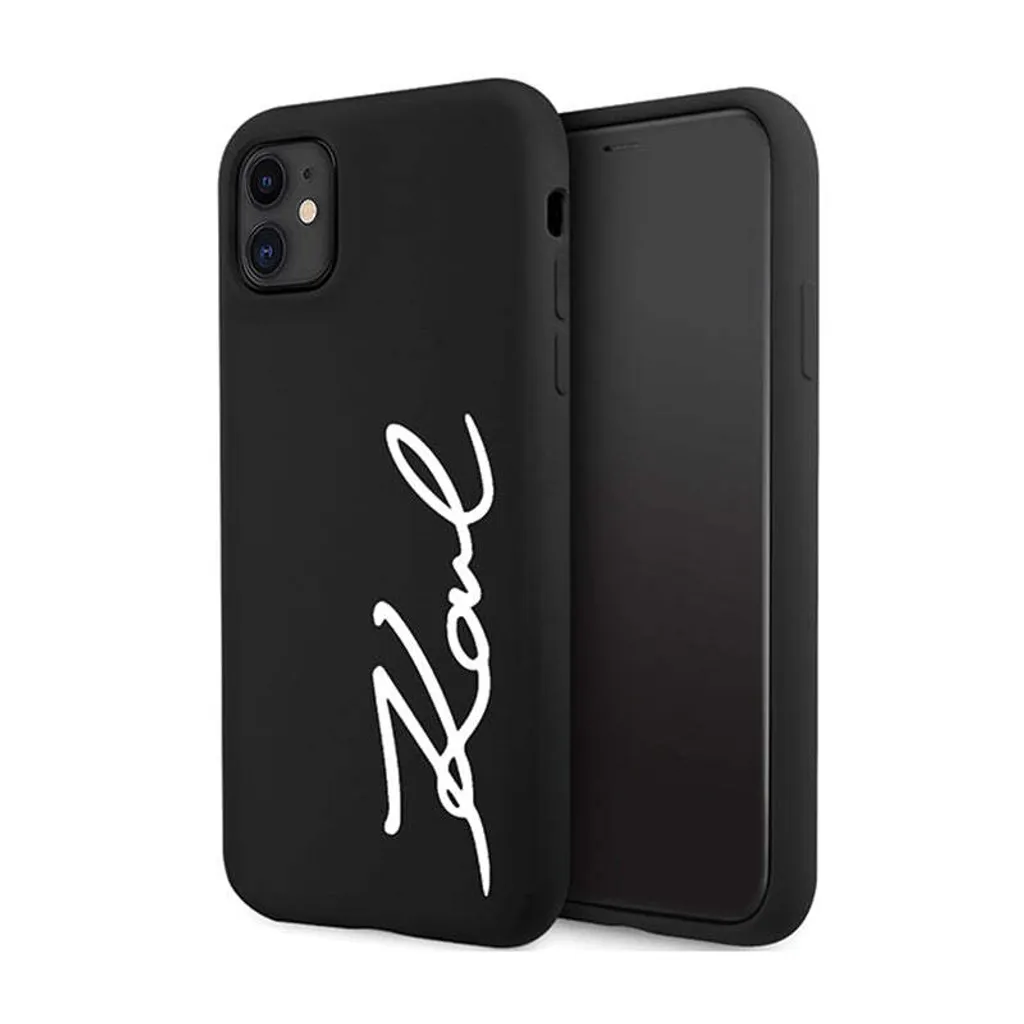 Custodia Business iPhone 11 XR Karl Lagerfeld Nero Signature