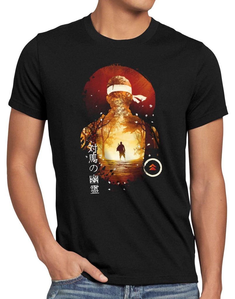 style3 Ghost Ukiyo-E Herren T-Shirt