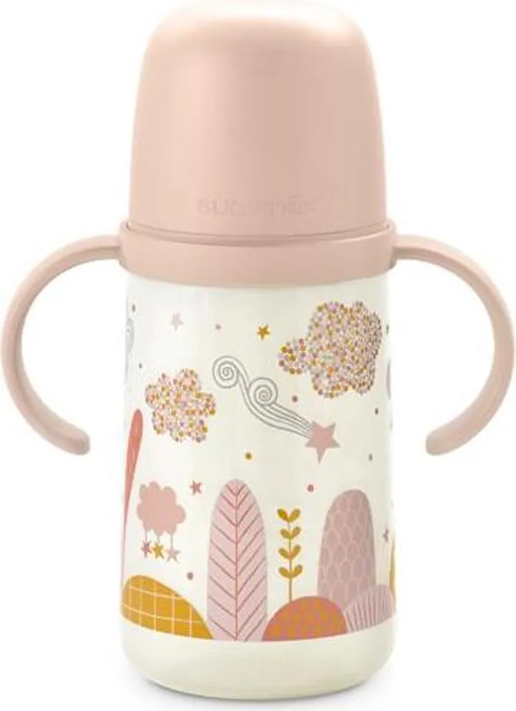 Biberon d'apprentissage Suavinex Dreams Rose 270 ml pour bébés 6 mois+