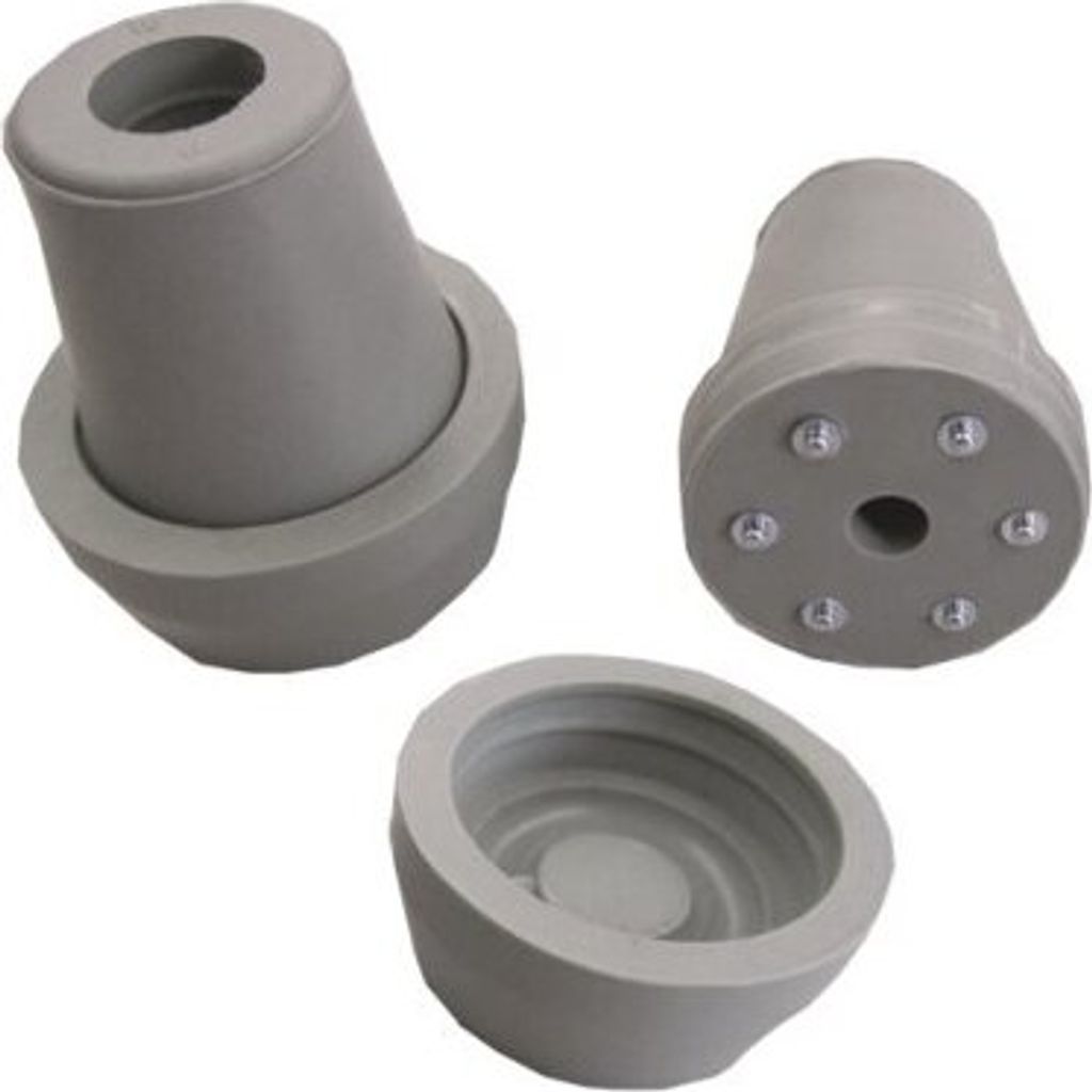 Krückenkapsel mit Spikes, grau>>>>16 mm Produktbild 